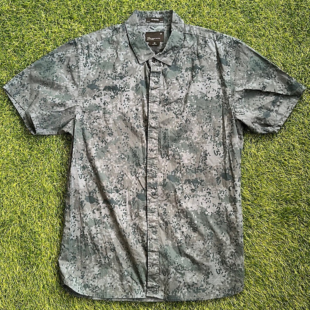 Tavik Camouflage Short Sleeve Button-down Shirt